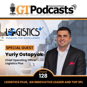 Podcast cover art with Logistics Plus