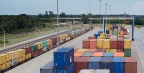 Inland facilities allow ports to handle more shipments of export cargo and import cargo in international trade.
